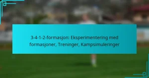 3-4-1-2-formasjon: Eksperimentering med formasjoner, Treninger, Kampsimuleringer
