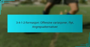 3-4-1-2-formasjon: Offensive variasjoner, Flyt, Angrepsalternativer